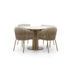 Hartman Sevilla/Girona ø 120cm dining tuinset 5-delig