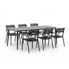 Forza Vico/Sora 220cm dining tuinset 7-delig stapelbaar