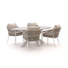 Bellagio Mineo/Induno Ellips 200cm dining tuinset 5-delig