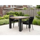 Tierra Outdoor Liv/ROUGH-X 100cm dining tuinset 3-delig stapelbaar
