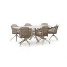 Manifesto Tolmezzo/Furato 240cm dining tuinset 7-delig draaibaar