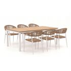 Manifesto Belpasso/Linosa 240cm dining tuinset 7-delig stapelbaar