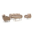 Intenso Suzzara/Rough-K lounge stoel-bank loungeset 4-delig