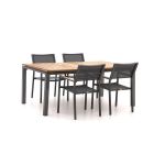 Bellagio Roma/Linosa 180cm dining tuinset 5-delig stapelbaar