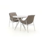 Manifesto Novara/Sora ø 90cm dining tuinset 3-delig