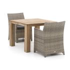 Forza Barolo/ROUGH-X 100cm dining tuinset 3-delig
