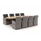 Intenso Mazzano/ROUGH-Y Ellips 280cm dining tuinset 9-delig verstelbaar