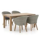 Intenso Tropea/ROUGH-S 160cm dining tuinset 5-delig
