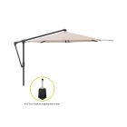 Glatz Sunwing Casa zweefparasol ø 300cm - Taupe (151) (incl. Terra Easyfoot) (incl.hoes)