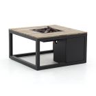 Cosiraw lounge vuurtafel 100x100x55cm