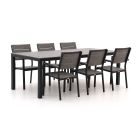 Bellagio Fidenza 220cm dining tuinset 7-delig stapelbaar