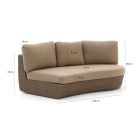 Intenso Santa Ninfa loungemodule linkerarm 184,5cm