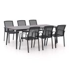 Bellagio Dranera/Sora 220cm dining tuinset 7-delig stapelbaar