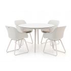 Hartman Le Soleil Element/Sophie Studio ø128cm dining tuinset 5-delig
