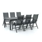 Bellagio Lugo/Fidenza 220cm dining tuinset 7-delig verstelbaar