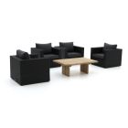 Forza Barolo/ROUGH-L stoel loungeset 5-delig