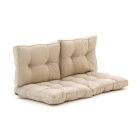 Madison Florance loungekussenset zit ca. 60x60cm rug ca. 60x40cm 4-delig