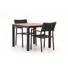 Bellagio Roma/Fidenza 90cm dining tuinset 3-delig stapelbaar