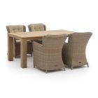 Intenso Milano/ROUGH-X 180cm dining tuinset 5-delig