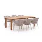 SUNS Santorini/Erice 240cm dining tuinset 7-delig