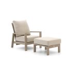 Tierra Outdoor Musone lounge tuinstoel verstelbaar met voetenbank