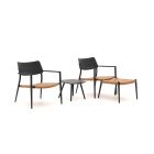 Bellagio Cino lounge balkonset 4-delig stapelbaar