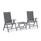 Bellagio Lugo/Pronto balkonset 3-delig verstelbaar