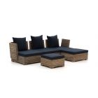 ROUGH-B chaise longue loungeset 5-delig