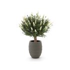 Designplants/Luca Lifestyle Lavendel bol kunstplant (h:60cm) met Bordo Tall Balloon bloempot