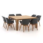 Hartman Sophie/ROUGH-X 170cm dining tuinset 9-delig