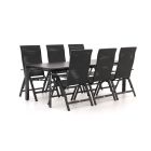 Bellagio Avio/Sestino 220cm dining tuinset 7-delig verstelbaar