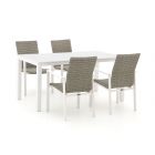 Manifesto Villongo/Menzano 160cm dining tuinset 5-delig stapelbaar