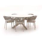 Bellagio Nova Siri/Lodola ø150cm dining tuinset 6-delig stapelbaar