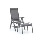 Bellagio Avenza standenstoel met Stresa voetenbank