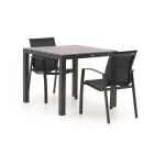 Forza Altea/Fidenza 90cm dining tuinset 3-delig stapelbaar