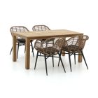 Intenso Azora/ROUGH-S 160cm dining tuinset 5-delig