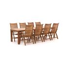 Sunyard Corby/Oxford 300cm dining tuinset 9-delig verstelbaar