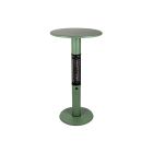 Monti HeatLine Vibe bartafel met terrasverwarmer 1500W ø60cm (h: 110cm) - Green
