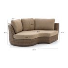 Intenso Santa Ninfa loungemodule rechterarm 205cm incl. hoek element