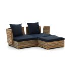 ROUGH-B chaise longue loungeset 3-delig