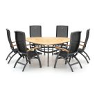 Hartman Da Vinci/Triangular 170cm dining tuinset 7-delig