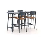 Bellagio Cino 175cm barset 5-delig stapelbaar