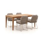 Intenso Trasimeno/Bruca 170cm dining tuinset 5-delig