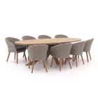 Intenso Tropea/ROUGH-Y Ellips 280cm dining tuinset 9-delig