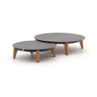 Bellagio Esenta lounge tuintafel ø86 (h:21cm)/ø 68 (h:19cm)