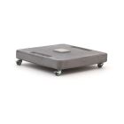 Parasolvoet verrijdbaar 160kg beton t.b.v. Glatz Sunwing Casa - Vierkant/Antraciet