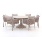SUNS Fiave/Nova ø170cm dining tuinset 7-delig