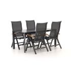 Bellagio Lugo/Sestino 160cm dining tuinset 5-delig