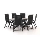 Bellagio Fermo/Fidenza ovaal 220cm dining tuinset 7-delig verstelbaar