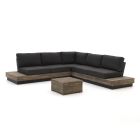 Bellagio Pilago/ROUGH-C hoek loungeset 4-delig